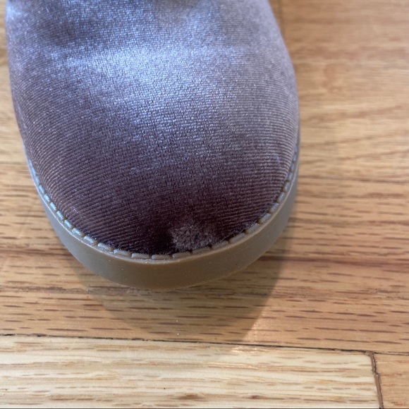 Indigo rd. Alabama Velvet Lace-Up Booties - Picture 3 of 5